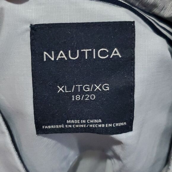 Nautica Short Sleeve Button Down Shirt Boys Size XL or 18/20 - Picture 6 of 8
